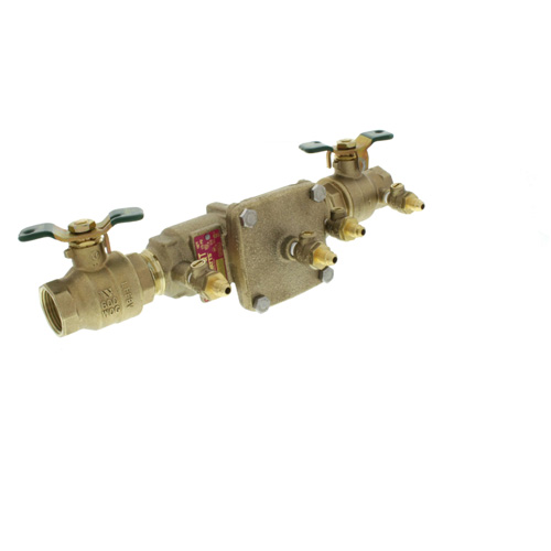 360-degree view of 1" Lead Free Double Check Valve Assembly (LF007M1-QT)