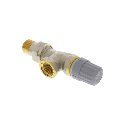 360-degree view of 1/2" Side Mount Angle Thermostatic Radiator Valve