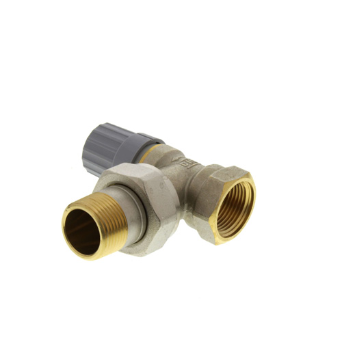 360-degree view of 3/4" Angle Thermostatic Radiator Valve