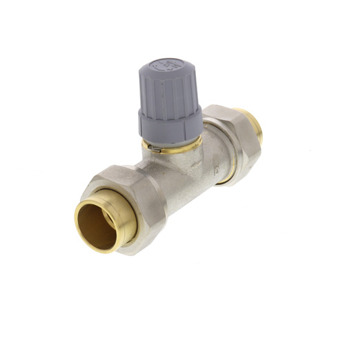 360-degree view of 3/4" Straight Thermostatic Radiator Valve, Double Solder Union