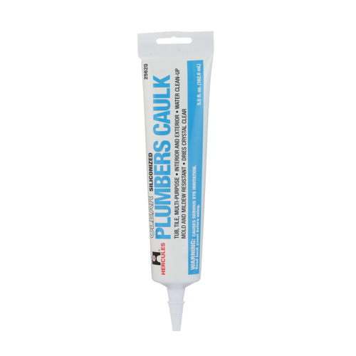 360-degree view of 5.5 Fluid Oz. Tube Plumbers Caulk - Clear