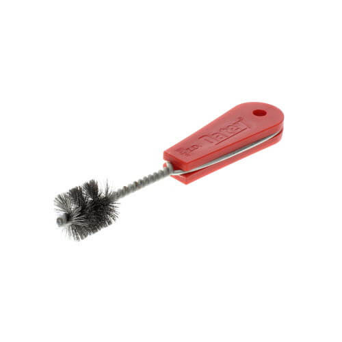 360-degree view of 1/2" Copper Fitting Brush w/ Plastic Handle