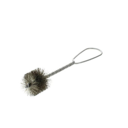 360-degree view of 1" Copper Fitting Brush w/ Wire Handle
