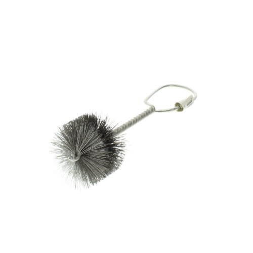 360-degree view of 1-1/4" Copper Fitting Brush with Wire Handle