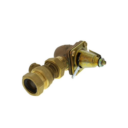 360-degree view of 1/2" Brass Combination Boiler Feed Valve & Backflow (NPT x NPT)