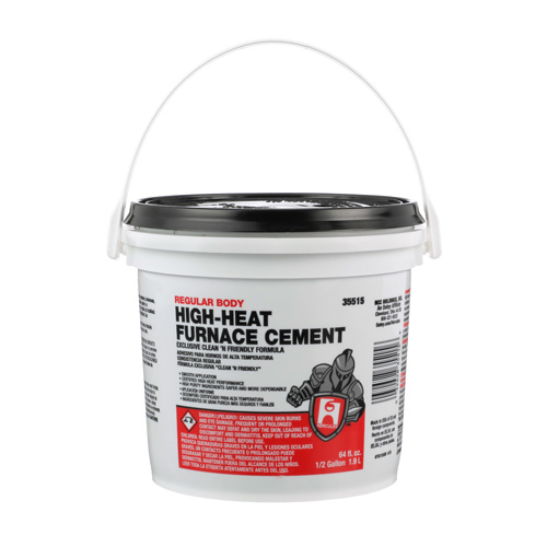 360-degree view of 1/2 gal. Regular Body Furnace Cement