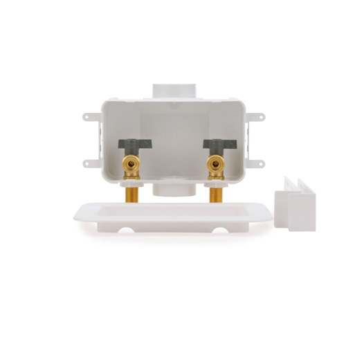 360-degree view of Centro II Center Drain Washing Machine Outlet Box (Copper Sweat)