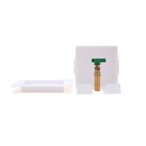 39156 - Oatey 39156 - Square Ice Maker Outlet Box w/ 1/4 Turn Lead Free ...