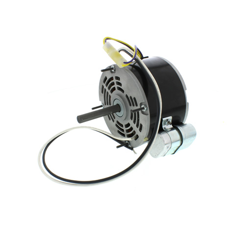 360-degree view of 5-5/8" PSC Motor (1/6 HP, 208-230V, 1550 RPM)
