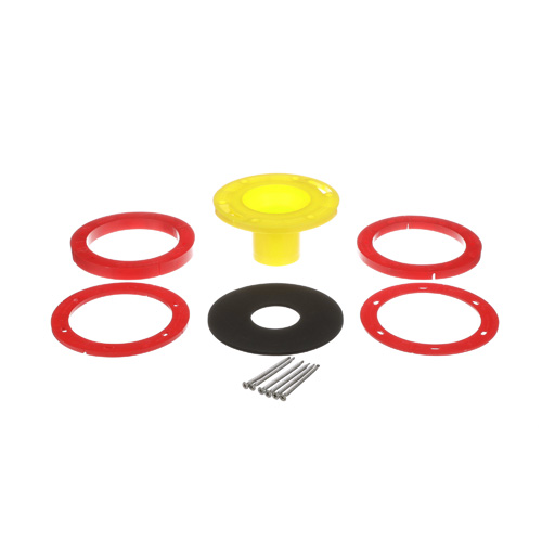 360-degree view of 1/4"– 1-5/8" Toilet Flange Extension Kit