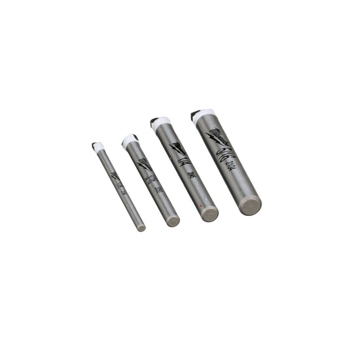 360-degree view of 4 Piece Carbide Tipped Tile & Natural Stone Drill Bit Set