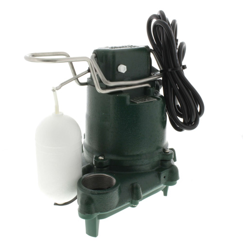 360-degree view of Model M53 Mighty-Mate Automatic Cast Iron Effluent Pump - 115 V, 0.3 HP