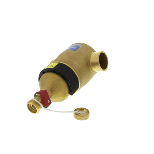 360-degree view of 1-1/4" Sweat 5463 Series DIRTMAG Dirt Separator with Magnet