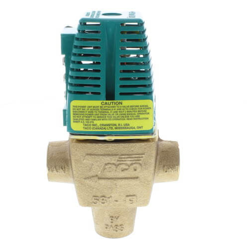 360-degree view of 3/4" Sweat 3-Way Zone Valve