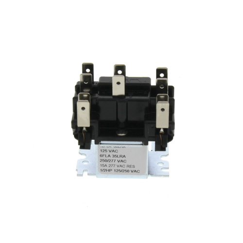 360-degree view of 2 Pole, Type 91, 24 VAC Coil, DPDT, 2 Sets Of Power Rated Contacts. 17.5 Ohms DC Resistance, 334 mA