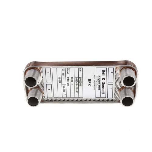 360-degree view of 60,000 BTU/Hr Low Pressure BPX Brazed Plate Heat Exchanger
