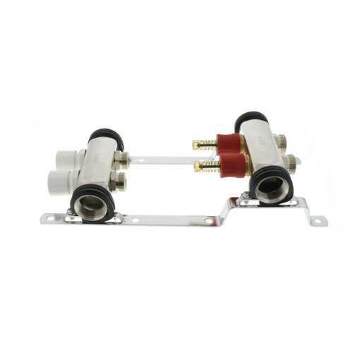 360-degree view of 2-Loop Stainless Steel Radiant Heat Manifold