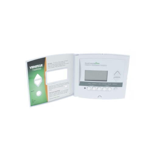 360-degree view of Slimline Commercial T2900 7-Day Programmable Digital Commercial Thermostat