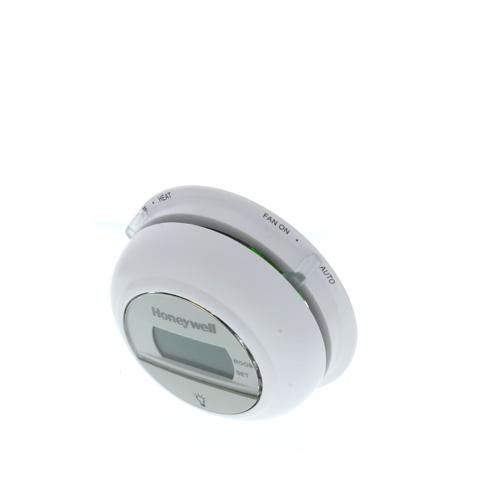 360-degree view of Round Non-Programmable, 1H/1C, Digital Thermostat