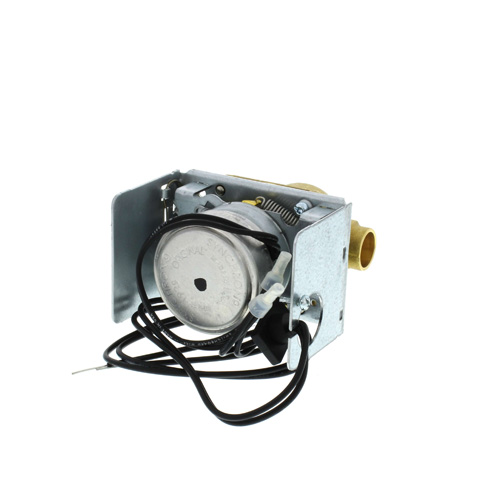 360-degree view of 1/2" Sweat Connection 3 Way Zone Valve, Port A Normally Closed (120v)