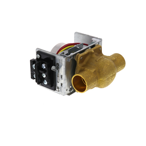 360-degree view of 3/4" Sweat Connection Zone Valve, normally closed, w/ screw terminal block connection, 8 Cv (24v)
