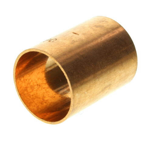 360-degree view of 1" Copper Coupling