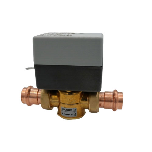 360-degree view of 3/4" Press 2-Way Zone Valve w/ Aux. Switch 7.5 Cv (24V)