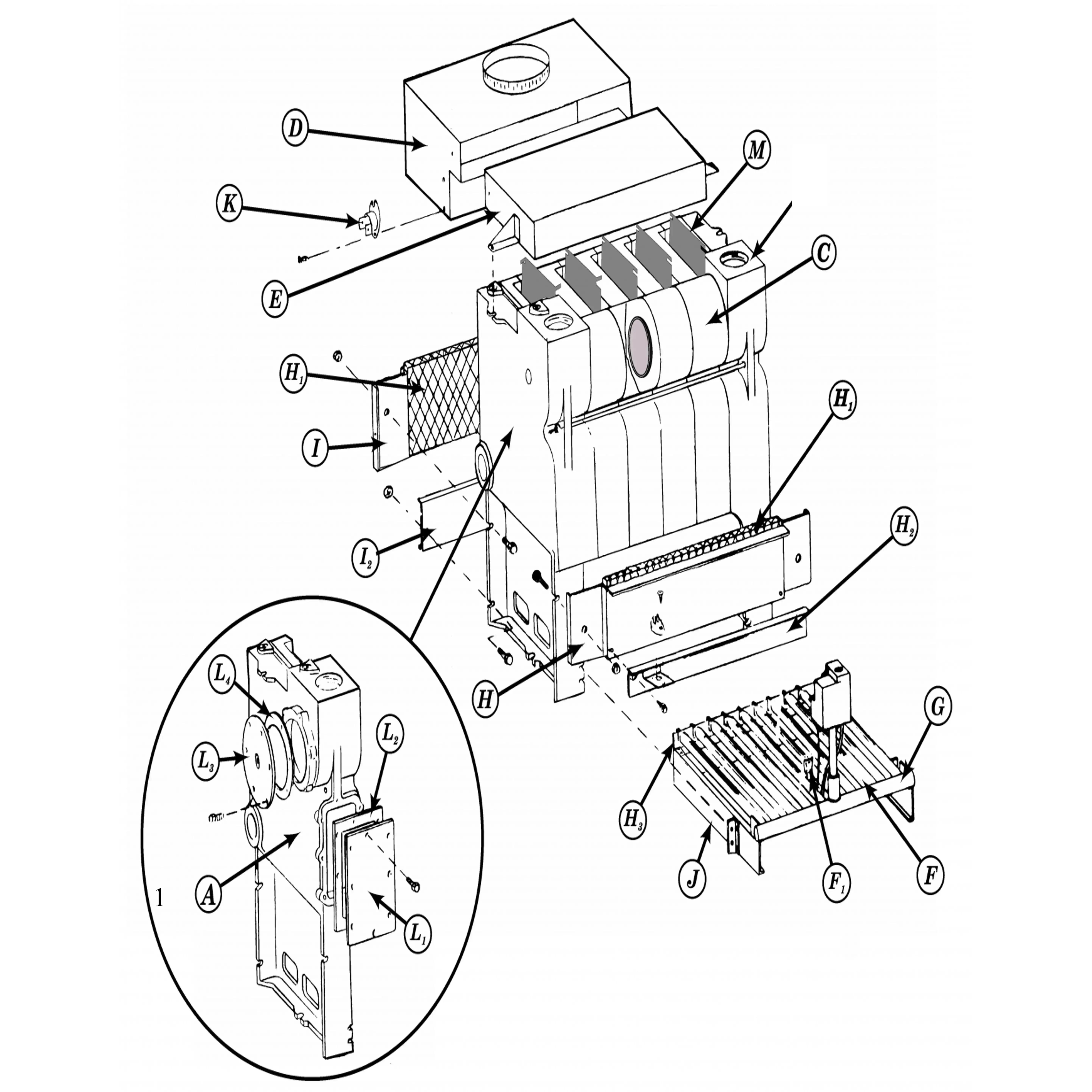 118-355-500 Weil-McLain 118-355-500 EG-35 62,000 BTU Output