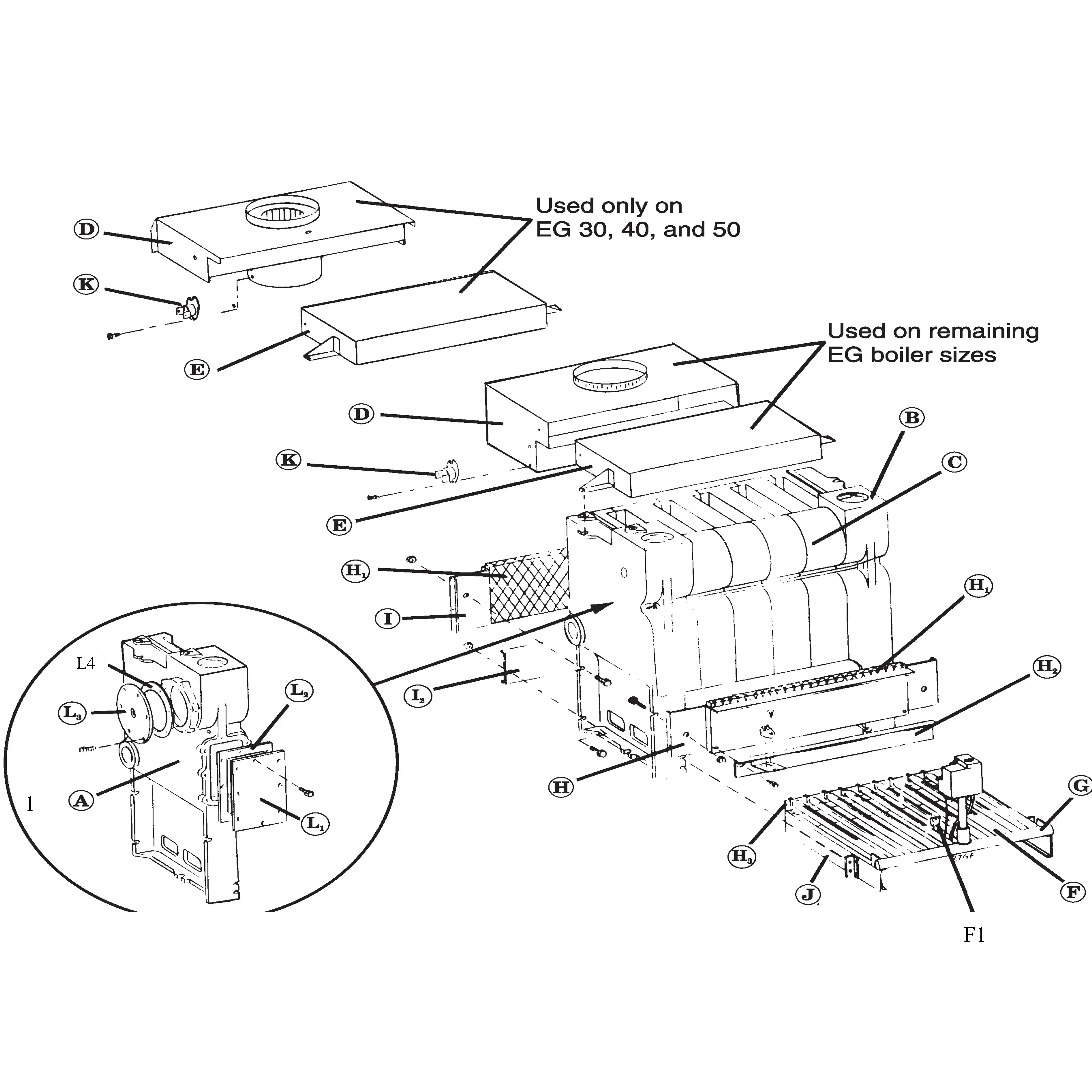 118-405-301 Weil-McLain 118-405-301 EG40 PIDN Steam WTO (S5