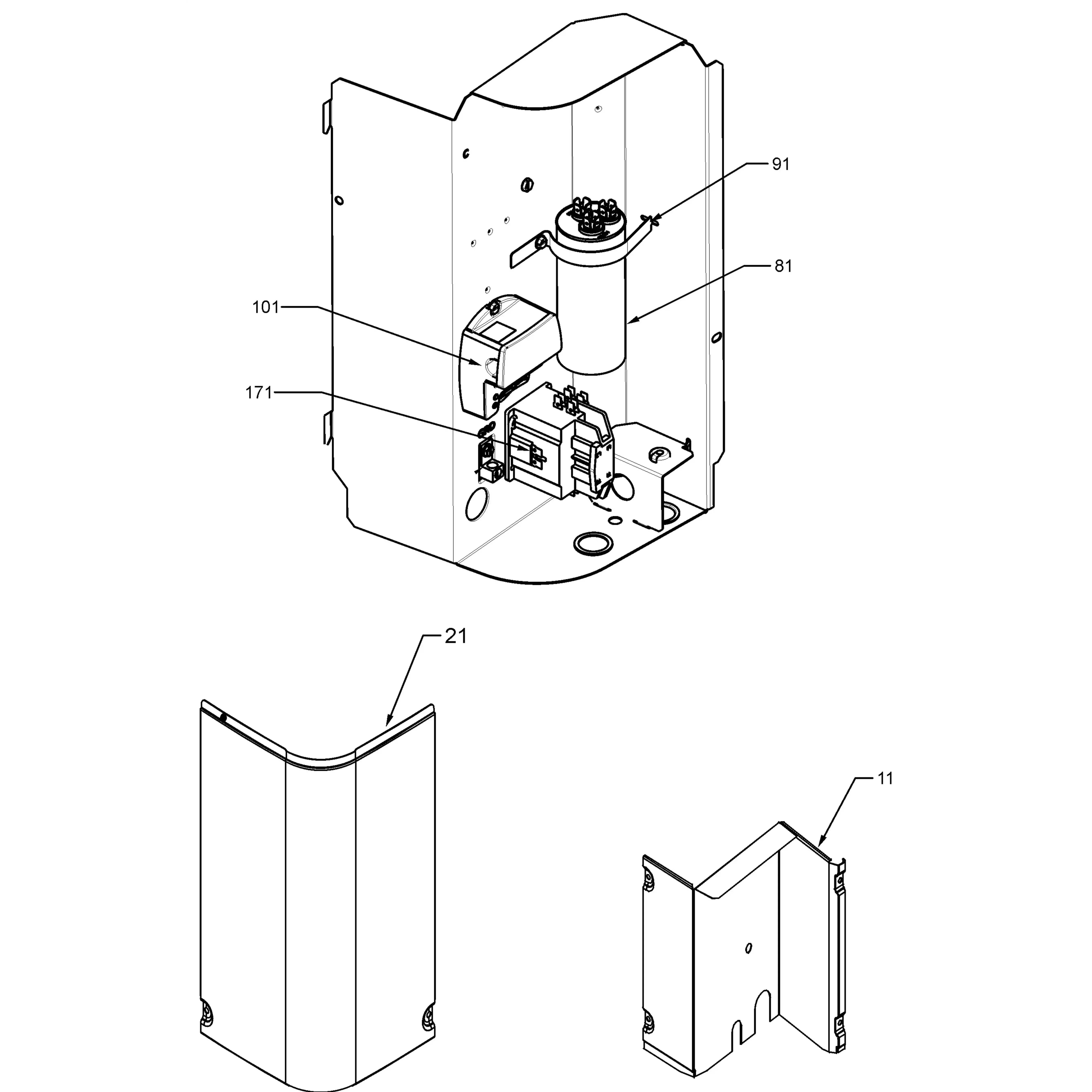 【amachan】 ASXS6S4810,,GOODMAN MANUFACTURING CO,,AMANA S SIDE DISCHARGE