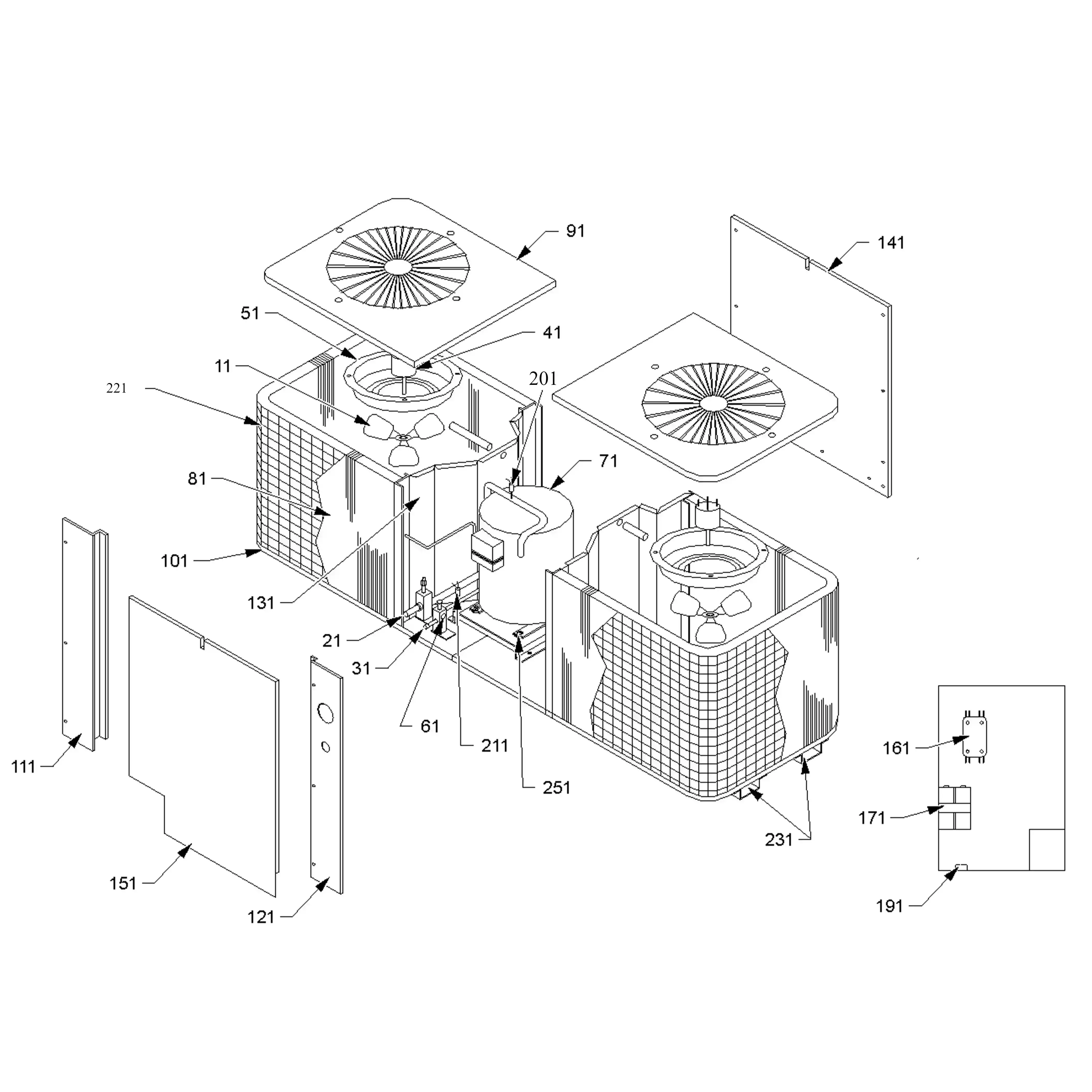 CE120-3T - Goodman CE120-3T - CE120-3T Parts - Janitrol Air Conditioner