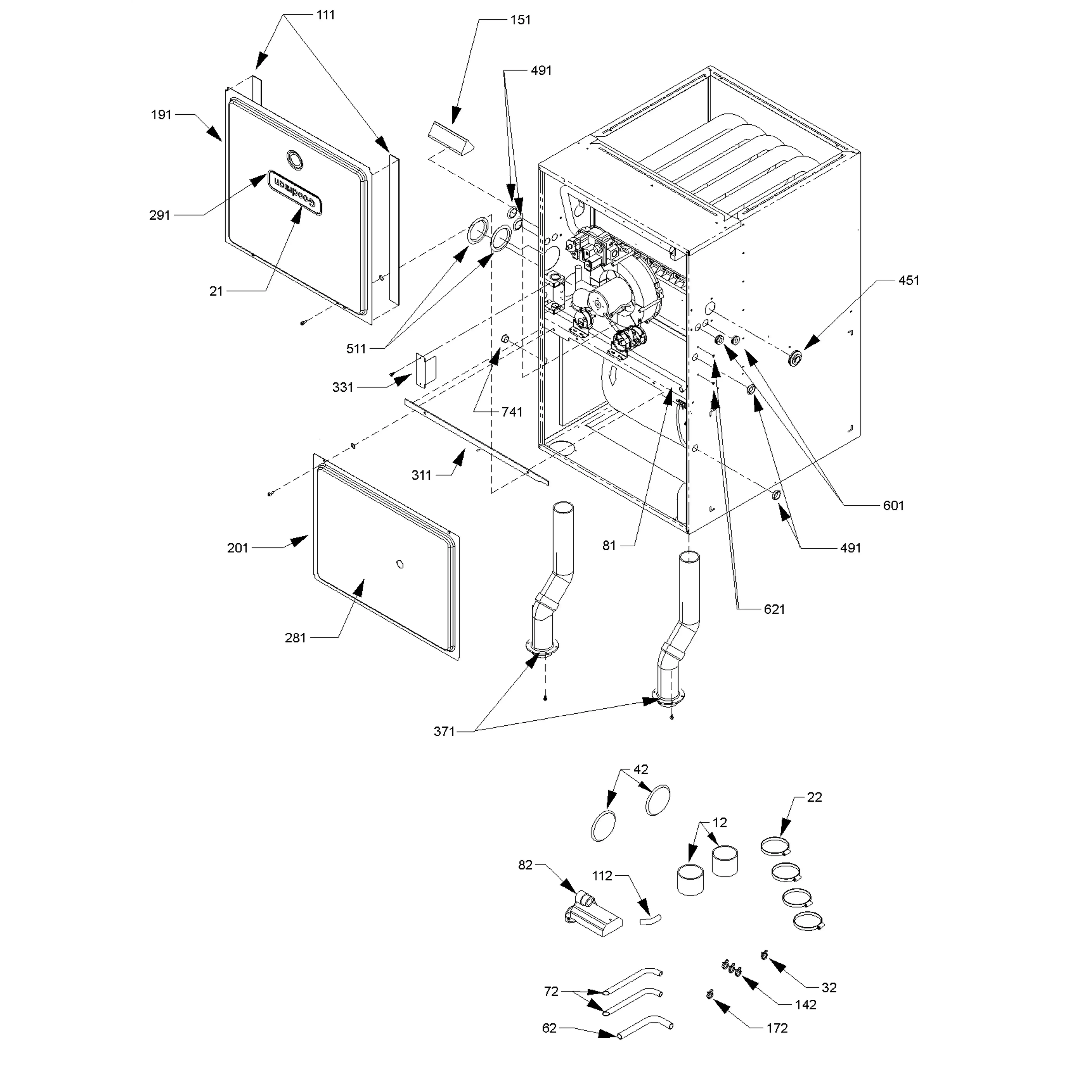 GCV90704CXBB - Goodman GCV90704CXBB - GCV90704CXBB Parts - Goodman