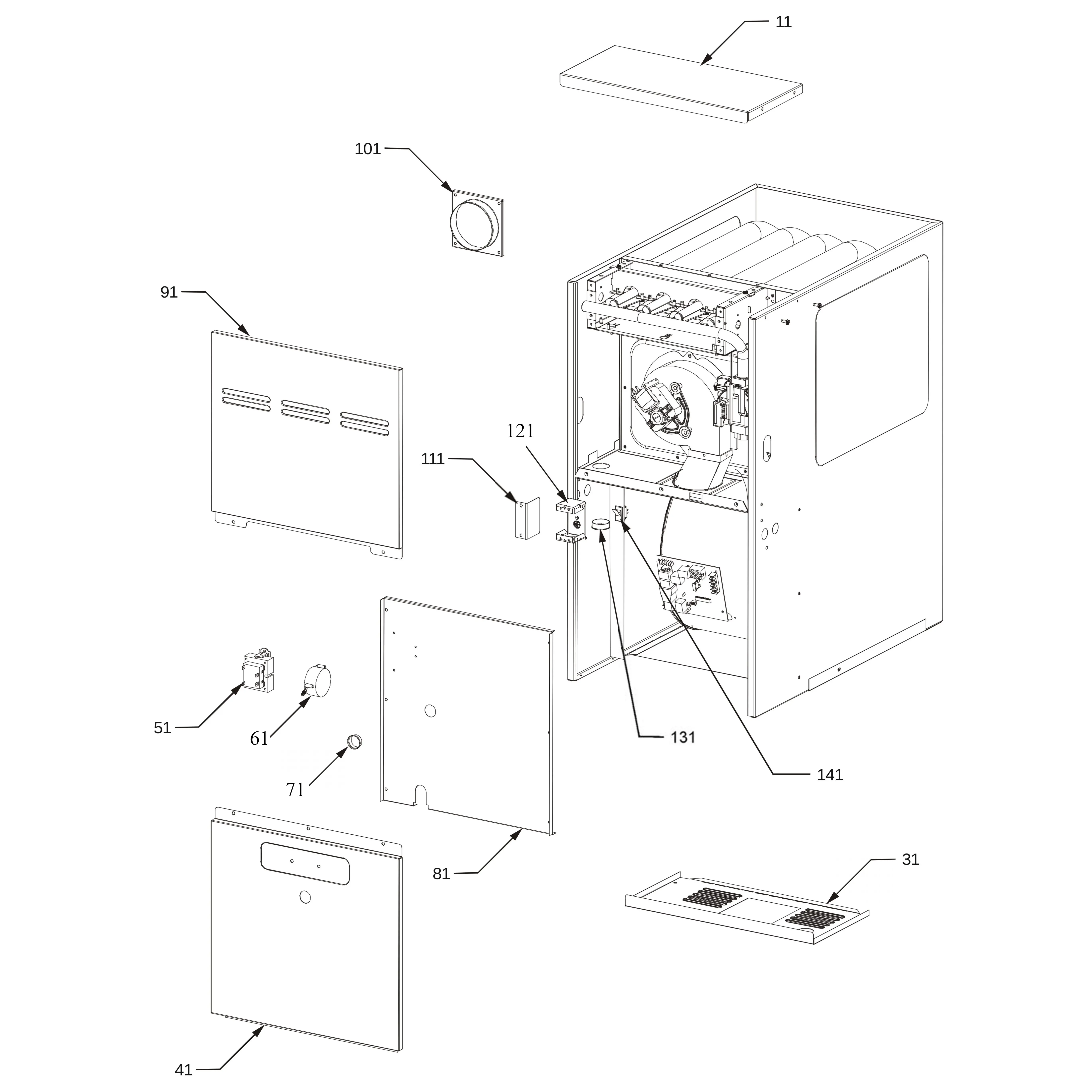 GDS80703AXCB - Goodman GDS80703AXCB - GDS80703AXCB Parts - Goodman