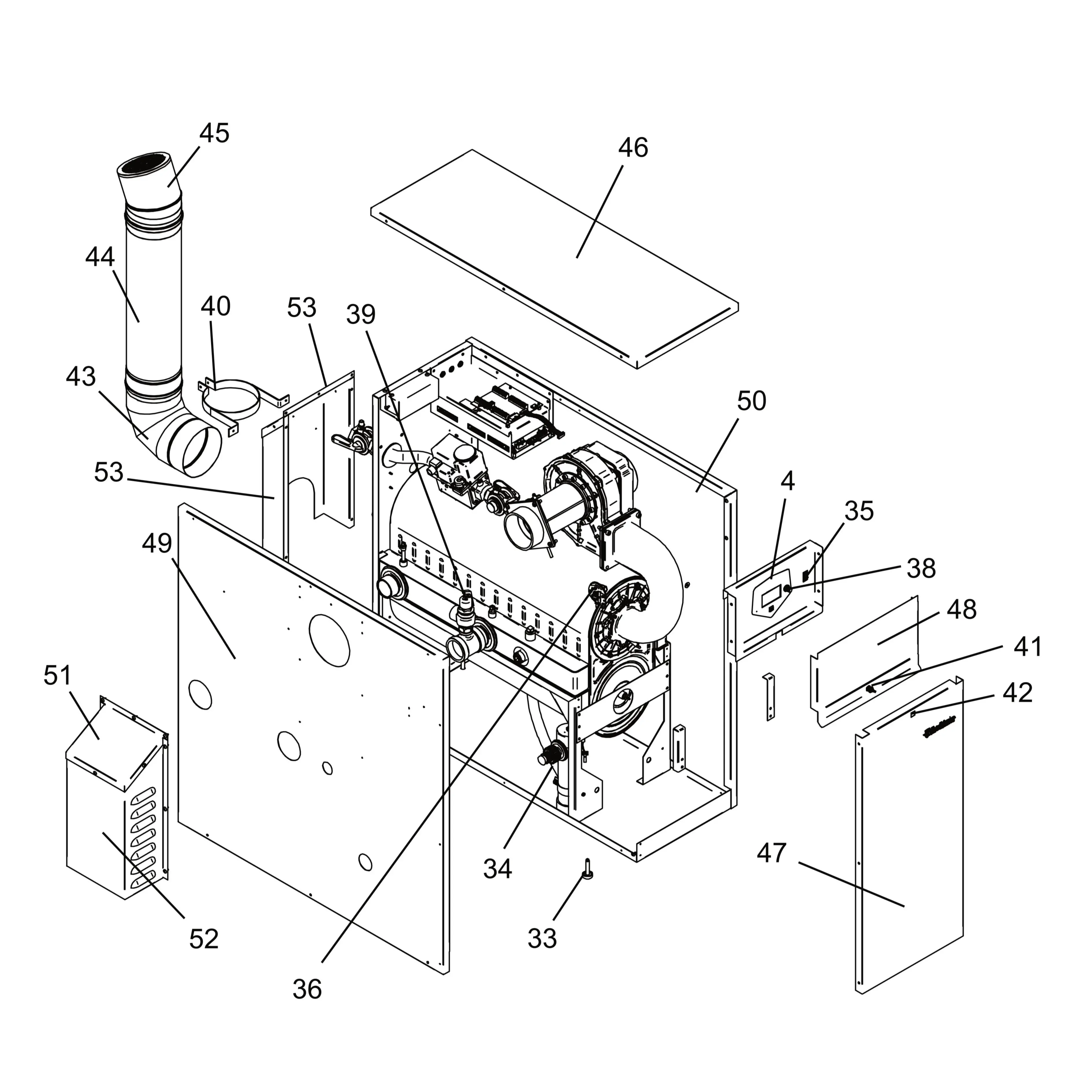 OKN701 Lochinvar OKN701 OKN701 Knight XL Outdoor Boiler (NG)