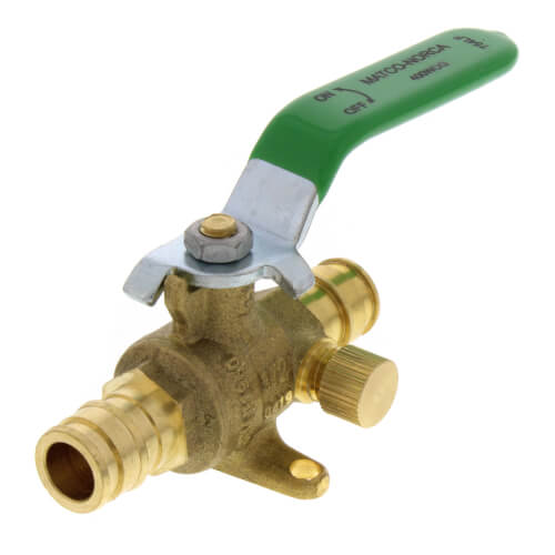 Brass Ball Valves w/ Drain