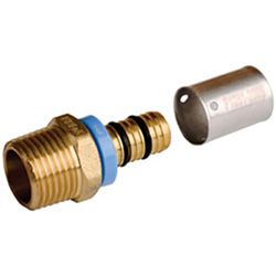 PEX-AL-PEX Press x Male Adapters