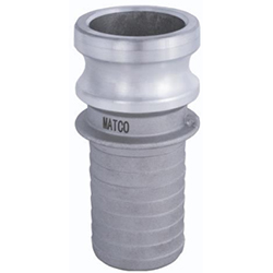 Type E Male Coupler x Hose Shanks