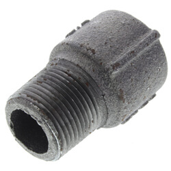 3/4" Inch Black Iron Extension Piece Coupling Male x Female Threaded Fitting 