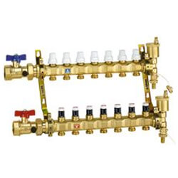 Caleffi Manifolds w/ Flow Meters