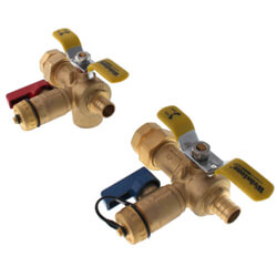 PEX Crimp Tankless Water Heater Isolation Valves
