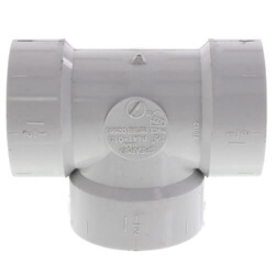 PVC DWV Vent Tees