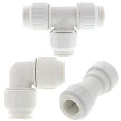 All John Guest White SpeedFit CTS Twist & Lock Fittings