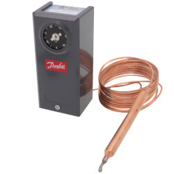 KPU 19 Danfoss Temp. Switch, Remote Bulb, 120" Cap Tube Product Image