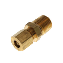 1/4" x 1/4" Compression Fitting Tube Connector Product Image
