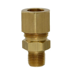 3/8" x 1/8" Compression Fitting Tube Connector Product Image
