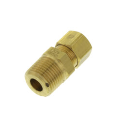 3/8" x 3/8" Compression Fitting Tube Connector Product Image