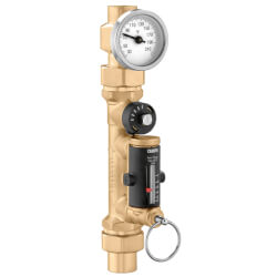 1/2" PEX Crimp QuickSetter Balancing Valve w/ Flow Meter, 0.5 to 1.75 GPM (Lead Free) Product Image