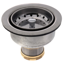 15 Series Snap-N-Tite Locking Cup Sink Basket Strainer with Brass Nut Product Image