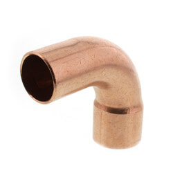 2 2 2 90's STR 90s 3/8" & 7/8" HVAC Long Radius Copper Kit - Coupling