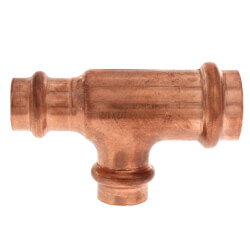 3/4" x 1/2" x 1/2"<br>Press Copper Tee Product Image